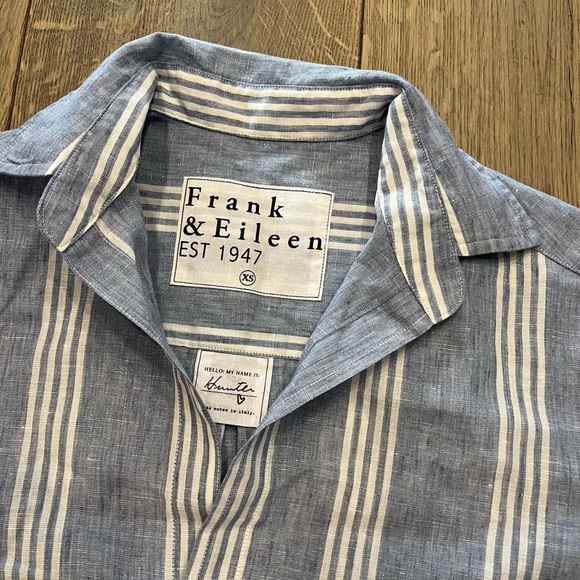 Frank & Eileen Hunter step hem shirt dress XS - Picture 2 of 5